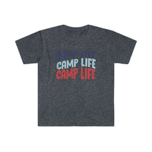 Load image into Gallery viewer, Camp Life Softstyle T-Shirt, Camping T-shirt, Tent Camping, Camper Life, Campground T-Shirt, Camping Outdoors Tee, Camper Tee, Camping