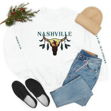 Load image into Gallery viewer, Nashville, Country Music, Guitar, Retro, Tshirt, Tees, Tennessee, Oversized Sweatshirt, Wallen Hardy, Comfy Sweatshirt