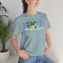 Load image into Gallery viewer, Custom Teacher Shirt, Teacher Team Shirts, Personalized School Tshirt, Teacher Gift, Customized Name Teacher Shirt, Elementary Teacher Shirt