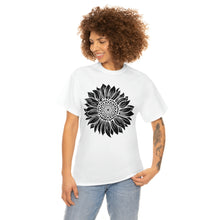 Load image into Gallery viewer, Sunflower Cotton Tee, Floral Tee, Sunflower tshirt, Sunflower flower tshirt, Garden Shirt