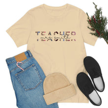 Load image into Gallery viewer, Custom Teacher Shirt, Teacher Team Shirts, Personalized School Tshirt, Teacher Gift, Customized Name Teacher Shirt, Elementary Teacher Shirt
