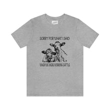 Load image into Gallery viewer, Funny Cow Short Sleeve Tee, Cow Shirt, Cow Print Shirt, Farm Shirt, Country Girl Shirt, Cow Girl Shirt, Cow Tee