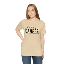 Load image into Gallery viewer, Happy Camper T-Shirt, Camping T-Shirt, Adventure Shirt, Camping Outdoors T-Shirt, Happy Camper Tee, Camping T-Shirt