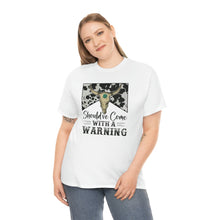 Load image into Gallery viewer, Should've Come With a Warning T-shirt, Country Music Shirt, Southern tee, Music Festival tee, Rodeo shirt, Western Cowboy tee, Country shirt