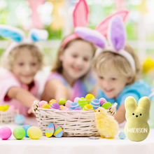 Load image into Gallery viewer, Personalized Plush Peep Bunny