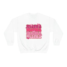 Load image into Gallery viewer, Valentine's Mama Crewneck Sweatshirt, Mama Mama shirt, Valentine's Shirt, Mother's Gift