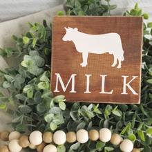 Load image into Gallery viewer, 4'' Tier Tray Hand-Painted Wood Sign, Farmhouse Wood Sign, Small Farmhouse Wood Décor, Small Wood Display Sign, Farmhouse Decor