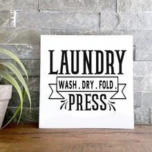 Load image into Gallery viewer, 4'' Tier Tray Sign, Farmhouse Wood Sign, Small Farmhouse Wood Décor, Small Wood Display Sign, Farmhouse Decor