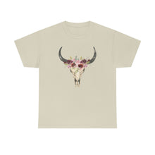 Load image into Gallery viewer, Boho Cow Skull Shirt, howdy shirt, Wild west Shirt, Western Graphic Tee, Cowgirl Shirt, Bull Skull Shirt, Southwest Shirt, Western Clothing