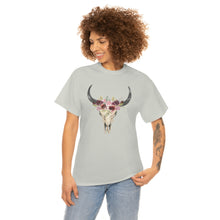 Load image into Gallery viewer, Boho Cow Skull Shirt, howdy shirt, Wild west Shirt, Western Graphic Tee, Cowgirl Shirt, Bull Skull Shirt, Southwest Shirt, Western Clothing