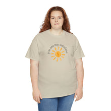 Load image into Gallery viewer, You are My Sunshine Cotton Tee, Sunshine T-Shirt, Cute Ladies Shirt