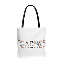 Load image into Gallery viewer, Teacher Tote Bag, Teacher Bag, Personalized Teacher Gift, Gift for Teacher, Thank You Christmas Gift
