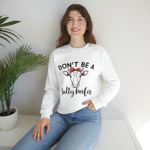 Load image into Gallery viewer, Salty Heifer Crewneck Sweatshirt, Cow Sweater, Funny Cow Sweatshirt