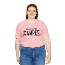 Load image into Gallery viewer, Happy Camper T-Shirt, Camping T-Shirt, Adventure Shirt, Camping Outdoors T-Shirt, Happy Camper Tee, Camping T-Shirt