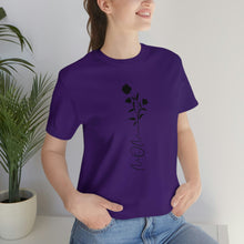 Load image into Gallery viewer, Mom wildflower Short Sleeve Tee, Mom shirt, Mom gift