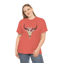 Load image into Gallery viewer, Boho Cow Skull Shirt, howdy shirt, Wild west Shirt, Western Graphic Tee, Cowgirl Shirt, Bull Skull Shirt, Southwest Shirt, Western Clothing