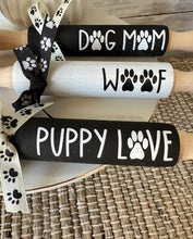 Load image into Gallery viewer, 7'' Dog tiered tray decor, Dog lover decor, Mini rolling pin for tiered tray, Tiered tray decor, Dog decor, Dog obsessed, Dog love