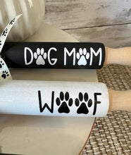 Load image into Gallery viewer, 7'' Dog tiered tray decor, Dog lover decor, Mini rolling pin for tiered tray, Tiered tray decor, Dog decor, Dog obsessed, Dog love