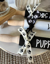 Load image into Gallery viewer, 7'' Dog tiered tray decor, Dog lover decor, Mini rolling pin for tiered tray, Tiered tray decor, Dog decor, Dog obsessed, Dog love