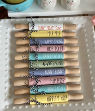 Load image into Gallery viewer, 7'' Spring Tiered Tray Decor | Mini Rolling Pins | Spring Tier Tray Decor | Spring Tier Tray Decor | Spring Mini Rolling Pins