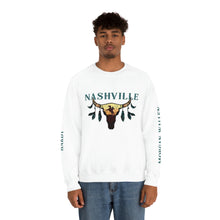 Load image into Gallery viewer, Nashville, Country Music, Guitar, Retro, Tshirt, Tees, Tennessee, Oversized Sweatshirt, Wallen Hardy, Comfy Sweatshirt