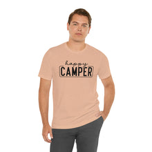 Load image into Gallery viewer, Happy Camper T-Shirt, Camping T-Shirt, Adventure Shirt, Camping Outdoors T-Shirt, Happy Camper Tee, Camping T-Shirt