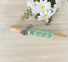 Load image into Gallery viewer, 7'' Farmhouse Ice Cream Rolling Pin, Ice Cream Decor, Ice Cream Tiered Tray Decor, Mini Rolling Pin, Summer Decor, Birthday Party Decor