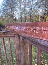 Load image into Gallery viewer, Latitude and Longitude/ Coordinates Sign