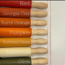 Load image into Gallery viewer, 7” Fall Mini Farmhouse Rolling Pins, Farmhouse Tier Decor
