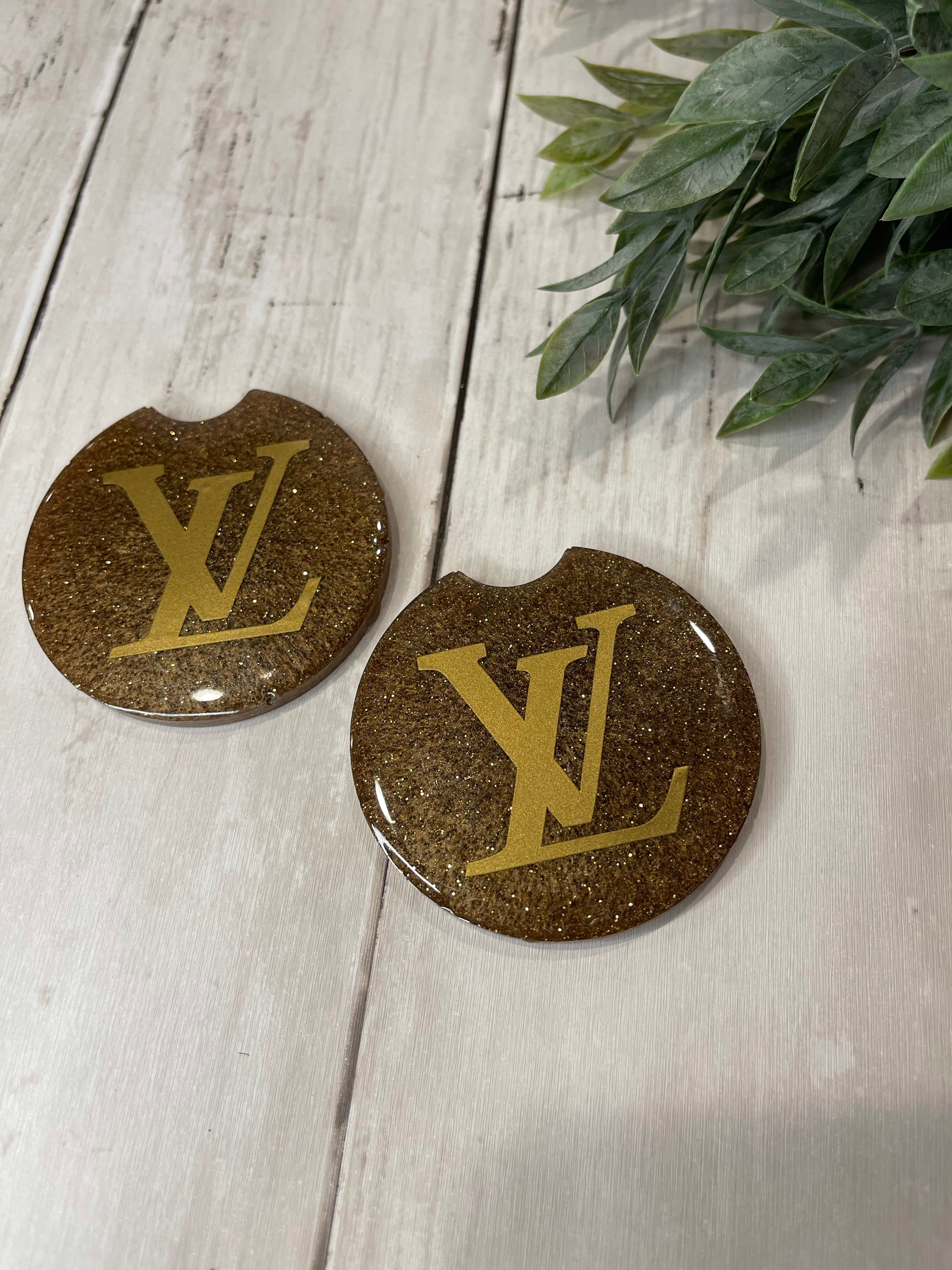 Hand Crafted, Dining, Upcycled Luxury Drink Coaster From Authentic Louis  Vuitton Canvas