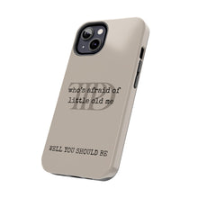 Load image into Gallery viewer, Aesthetic Taylor Phone Case - TTPD Song Lyrics fit for iPhone 15 Pro Max, Tough Phone Cases, Taylor song lyrics, Swifties fan gift
