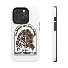 Load image into Gallery viewer, Zach Bryan Lyrics Inspired Phone Case, Find Someone Who Grows Flowers in the darkest part of you lyrics, custom phone case
