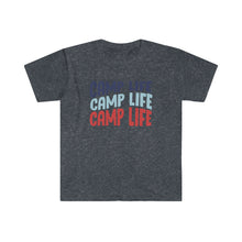 Load image into Gallery viewer, Camp Life Softstyle T-Shirt, Camping T-shirt, Tent Camping, Camper Life, Campground T-Shirt, Camping Outdoors Tee, Camper Tee, Camping
