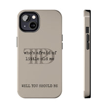 Load image into Gallery viewer, Aesthetic Taylor Phone Case - TTPD Song Lyrics fit for iPhone 15 Pro Max, Tough Phone Cases, Taylor song lyrics, Swifties fan gift
