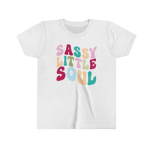 Load image into Gallery viewer, Cute Short Sleeve Tee, Sassy Little Soul, Girls Trendy Shirt, Cute Girls Shirt, Gift for Girl, Mother Daughter Shirt
