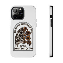 Load image into Gallery viewer, Zach Bryan Lyrics Inspired Phone Case, Find Someone Who Grows Flowers in the darkest part of you lyrics, custom phone case
