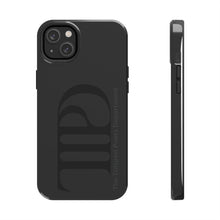Load image into Gallery viewer, TTPD Black iPhone Case: Sleek Protection with Taylor&#39;s Latest Album Initials, Tough Phone Case, Cell Phone Case, ttpd lyrics,
