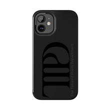 Load image into Gallery viewer, TTPD Black iPhone Case: Sleek Protection with Taylor&#39;s Latest Album Initials, Tough Phone Case, Cell Phone Case, ttpd lyrics,
