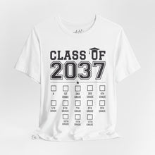 Load image into Gallery viewer, Graduation Tee, Grow Up Tshirt, Kindergarten T-Shirt, Class of 2037, Grow up Kindergarten Tshirt, Kid to Grow Up T-shirt
