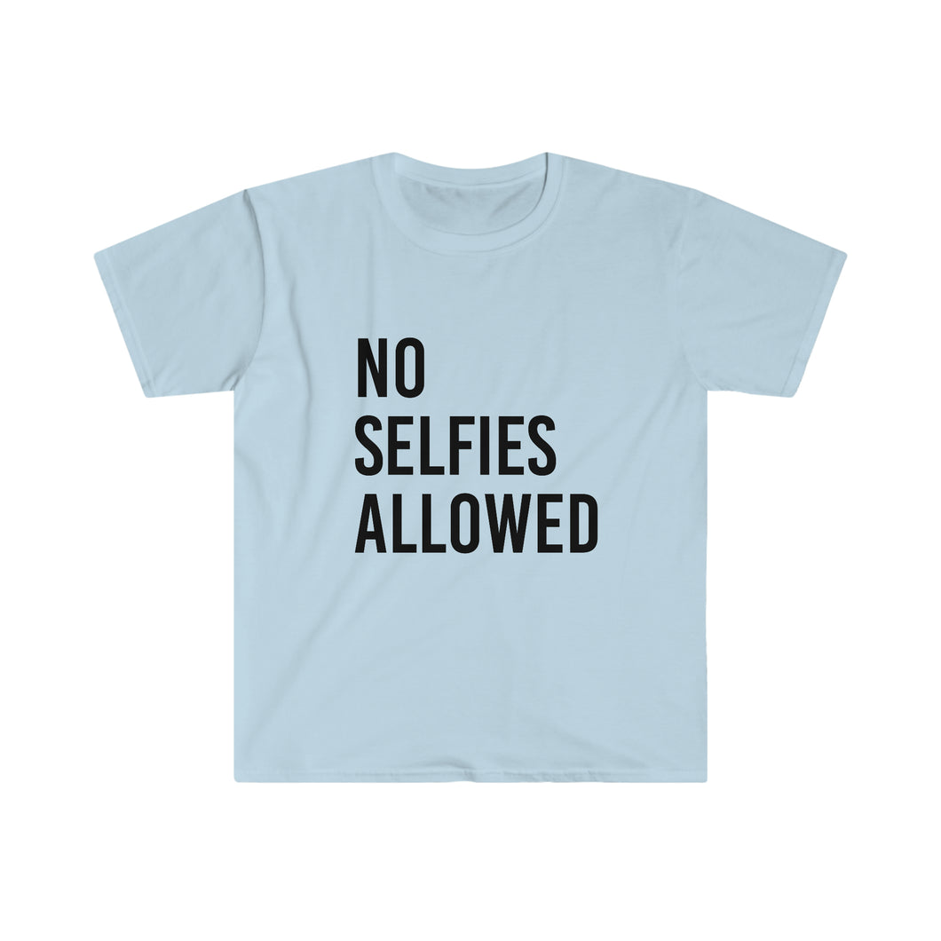 No Selfies Allowed, Softstyle T-Shirt, Funny Concert Shirt, Country Music Shirt, Country Music Concerts