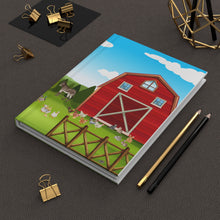 Load image into Gallery viewer, Hardcover Journal Matte, Farmlife Notebook, School Notebook, School Supplies
