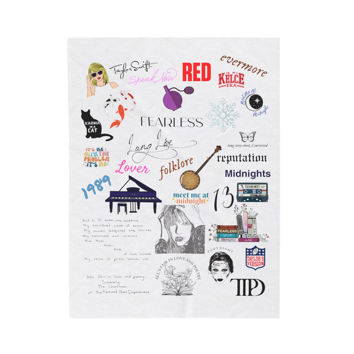 Comfy Taylor Swiftie Blanket Taylor Swiftie Throw Blanket Eras Tour Merch, Velveteen Plush Blanket