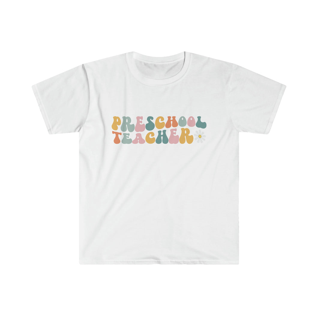 Preschool Teacher's Softstyle T-Shirt, Gift for Preschool Teacher, Child's Preschool Teacher Gift, Teacher Gift