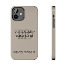 Load image into Gallery viewer, Aesthetic Taylor Phone Case - TTPD Song Lyrics fit for iPhone 15 Pro Max, Tough Phone Cases, Taylor song lyrics, Swifties fan gift
