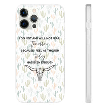 Load image into Gallery viewer, Zach Bryan Lyrics, I do not and will not fear, Country Music Lyrics, Iphone Cases, Unique Phone Cases, Music Lyrics, Western Phone Case
