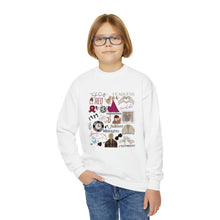 Load image into Gallery viewer, Kid Taylor Eras Tour Shirt, Youth Taylor Merch, Swiftie Merch For Kid, The Eras Tour Kid Youth Crewneck, Youth Eras Tour Outfit, Sweatshirt

