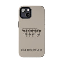 Load image into Gallery viewer, Aesthetic Taylor Phone Case - TTPD Song Lyrics fit for iPhone 15 Pro Max, Tough Phone Cases, Taylor song lyrics, Swifties fan gift
