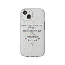 Load image into Gallery viewer, Zach Bryan Lyrics, I do not and will not fear, Country Music Lyrics, Iphone Cases, Unique Phone Cases, Music Lyrics, Western Phone Case
