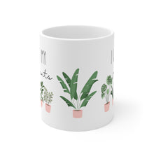 Load image into Gallery viewer, Witty Gift for any Plant Lover, I Wet My Plants, 11oz. Ceramic Coffee Cup for Plant Lovers, Ceramic Mug for Mom, Gift for Plant Lovers, Gift for her
