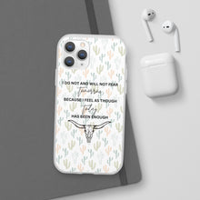 Load image into Gallery viewer, Zach Bryan Lyrics, I do not and will not fear lyrics, Country Music Lyrics, Iphone Cases, Unique Phone Cases, Music Lyrics, Western Phone Case
